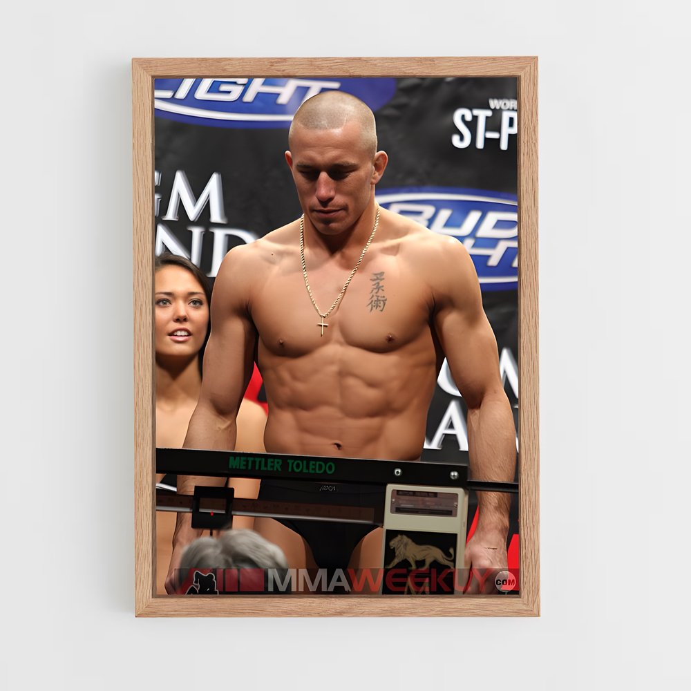 Poster Georges de champion – affiche MMA (vue 4)